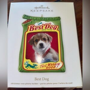 Hallmark Keepsake Best Dog - Dog Food Christmas Ornament 2012